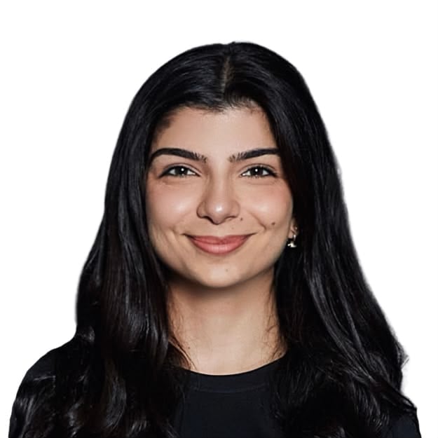 Portrait of Sevana Babaian, Chartered Senior Physiotherapist, smiling at camera